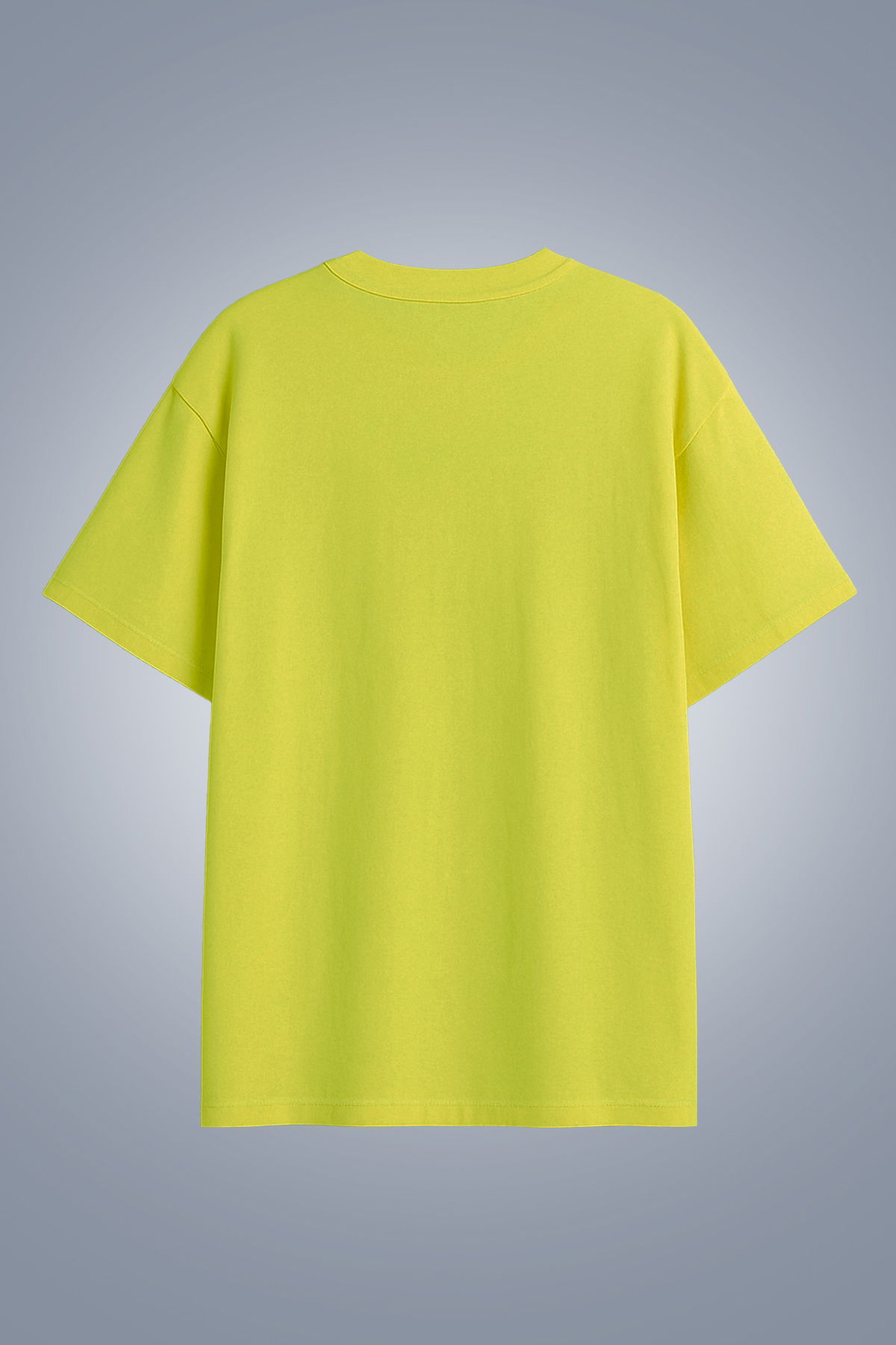 Kadın Sarı Oversize Tişört | 4583 - BİLCEE (1)