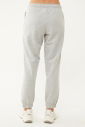 Kadın Gri Melanj Organik Pamuklu Bol Spor Eşofman Altı 0722 - 4