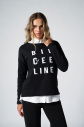 Kadın Siyah Organik Pamuklu İçi Tüylü Sweatshirt | 0719 - 5