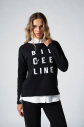 Kadın Siyah Organik Pamuklu İçi Tüylü Sweatshirt | 0719 - 5