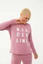 Kadın Pudra Organik Pamuklu İçi Tüylü Sweatshirt | 0719 - 2
