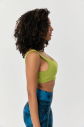 Kadın Amber Organik Pamuklu Destekli Spor ve Günlük Crop Top Bra Sporcu Sütyeni | 0148 - 3
