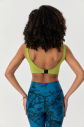 Kadın Amber Organik Pamuklu Destekli Spor ve Günlük Crop Top Bra Sporcu Sütyeni | 0148 - 6