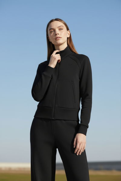 Kadın Siyah Modal Şerit Detaylı Eşofman Takım 4799 