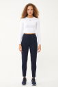 Kadın Lacivert Skinny Dar Paça Fashion Tayt Pantolon | 1576 - 10