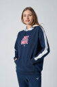 Kadın Lacivert Kapüşonlu İpli Sweatshirt Takım | 1663 - 4