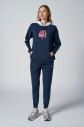 Kadın Lacivert Kapüşonlu İpli Sweatshirt Takım | 1663 - 8