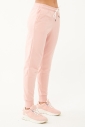 Kadın Pembe Kapüşonlu İpli Sweatshirt Takım | 1663 - 4