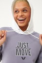 Kadın Açık Granit Kapüşonlu İpli Sweatshirt Takım | 1663 - 14