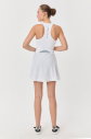 Kadın Beyaz Tenis Yazlık Yüzücü Taytsız Elbise | 9702 - 2