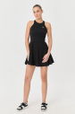 Kadın Siyah Tenis Yazlık Yüzücü Taytsız Elbise | 9702 - 1