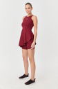 Kadın Bordo Taytlı Kısa Tenis Elbisesi | 0092 - 6