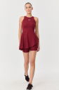Kadın Bordo Taytlı Kısa Tenis Elbisesi | 0092 - 9