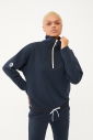 Kadın Carbon Düz Paça, Dik Yaka Yarım Fermuarlı Sweatshirt Takım 1632 - 9