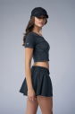 Kadın Antrasit Yıkamalı Washed Crop Body | 4576 - 9