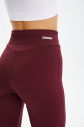 Kadın Cordovan Yüksek Bel Spor ve Günlük Geniş Paça Esnek Antrenman Fashion Sporcu Tayt Pantolon 0714 - 5