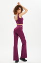 Kadın Morello Yüksek Bel Spor ve Günlük Geniş Paça Esnek Antrenman Fashion Sporcu Tayt Pantolon 0714 - 6