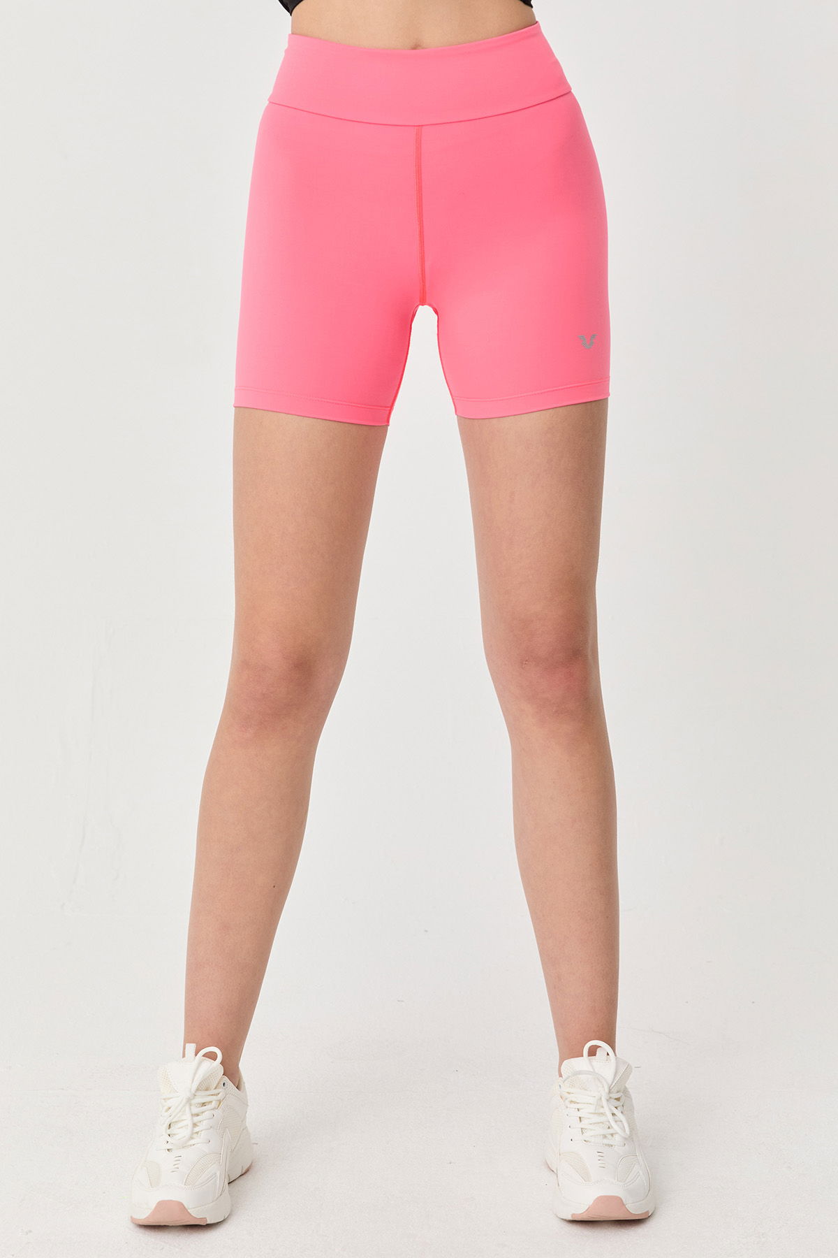 Kadın Cosmo Yüksek Bel Kısa Boy Biker Sporcu Tayt | 9730 - BİLCEE