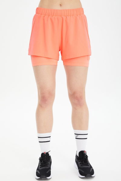 Kadın Cosmo Yüksek Bel Likralı Spor ve Günlük Taytlı Tenis Şortu | 0712 