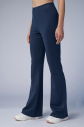 Kadın Lacivert Yüksel Bel Flare Pantolon | 4555 - 1