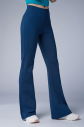 Kadın Mavi Yüksel Bel Flare Pantolon | 4555 - 3