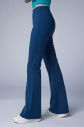 Kadın Mavi Yüksel Bel Flare Pantolon | 4555 - 6