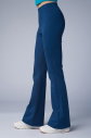 Kadın Mavi Yüksel Bel Flare Pantolon | 4555 - 2
