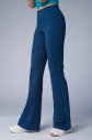 Kadın Mavi Yüksel Bel Flare Pantolon | 4555 - 4