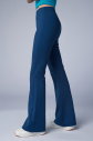 Kadın Mavi Yüksel Bel Flare Pantolon | 4555 - 6