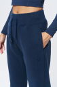 Kadın Carbon 3 İplik Şardonlu Fleece Fırçalı Yumuşak Lastikli Paça Bol Eşofman Altı 9805 - 6