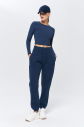 Kadın Carbon 3 İplik Şardonlu Fleece Fırçalı Yumuşak Lastikli Paça Bol Eşofman Altı 9805 - 7
