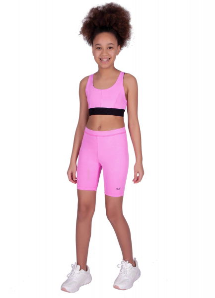 Kız Çocuk Pembe Sporcu Sütyeni 8670