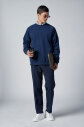  Erkek Teknolojik Kumaş Lacivert Baggy Pantolon | 4590 - 5
