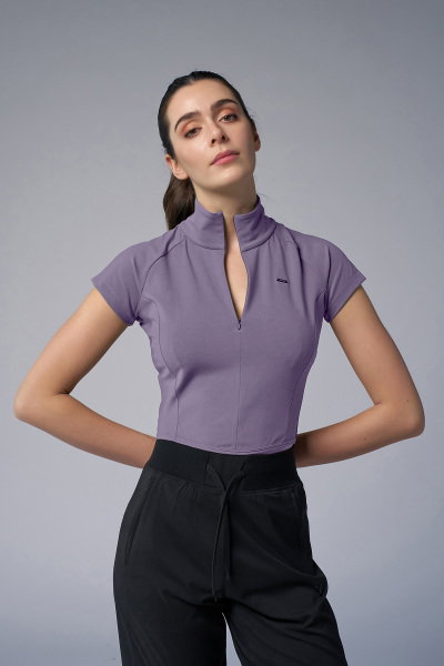 Kadın P.Calm Kısa Kollu Yakalı Sörf Body | 4059 