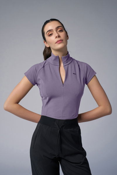 Kadın P.Calm Kısa Kollu Yakalı Sörf Body | 4059 