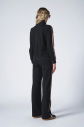 Kadın Siyah Fashion Yumuşak Dokulu Şeritli Eşofman Takımı | 4565 - 6