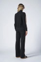 Kadın Siyah Fashion Yumuşak Dokulu Şeritli Eşofman Takımı | 4565 - 6