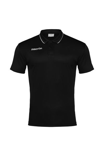 Macron Siyah Polo Yaka T-shirt 9016 | 0901 