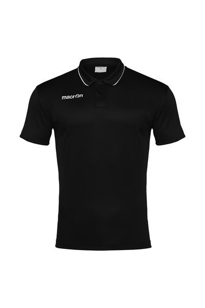 Macron Siyah Polo Yaka T-shirt 90160901 