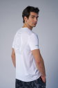 Erkek Beyaz Aktive Spor Tişört | 4185 - 4