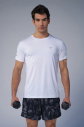 Erkek Beyaz Aktive Spor Tişört | 4185 - 6