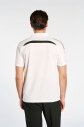 Erkek Şeritli Hızlı Kuruyan Hafif Antrenman Polo Yakalı Beyaz Tişört | 4892 - 7