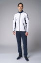 Erkek Beyaz Pamuklu Dik Yakalı Eşofman Takımı | 3960 - 1