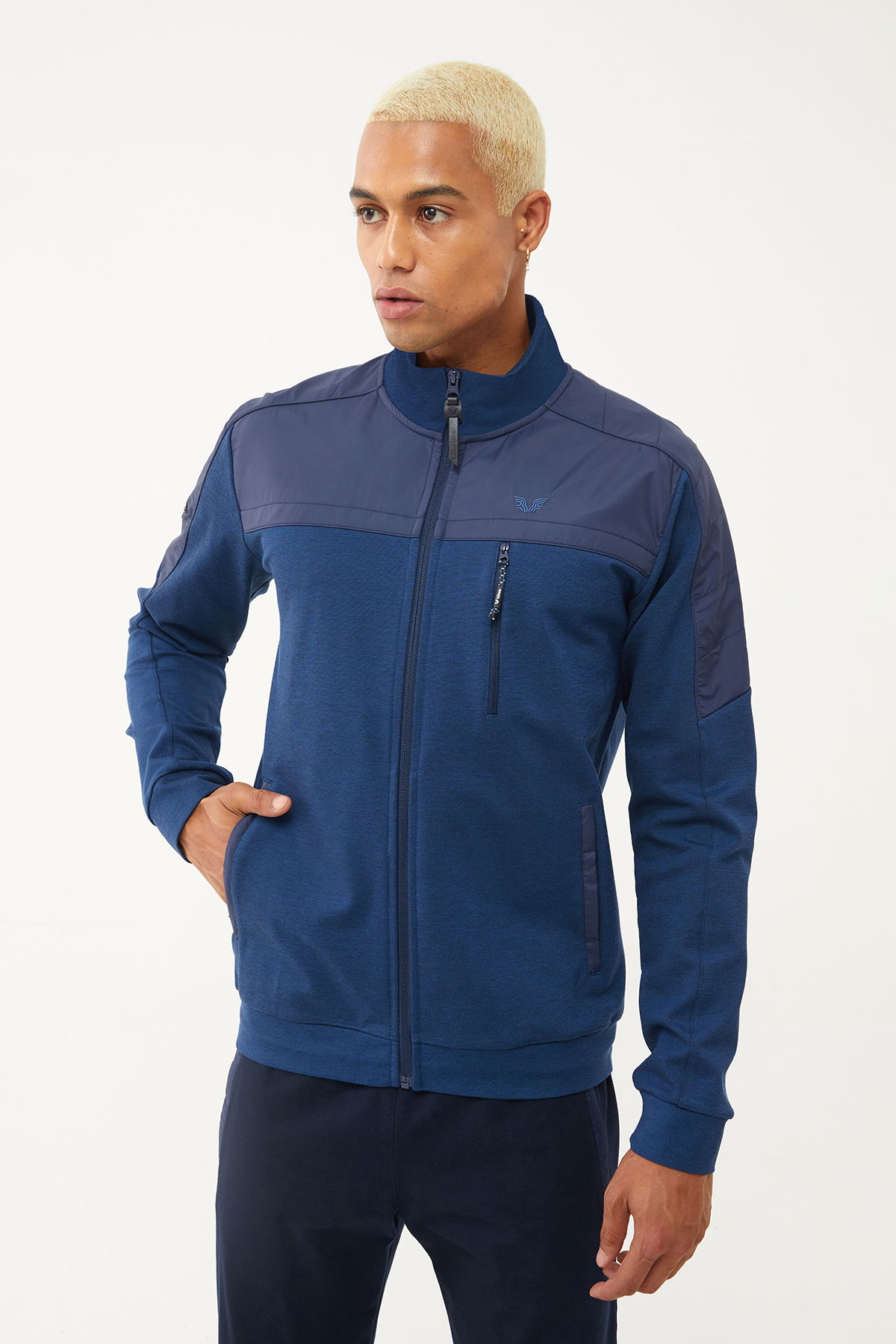 Erkek Indian Cep Detaylı Dokuma Detalı Eşofman Üstü | 2012 - BİLCEE