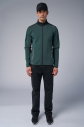 Erkek Kombu Yeşil Pamuklu Dik Yakalı Eşofman Takımı | 3960 - 1