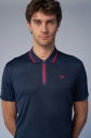 Erkek Lacivert Antrenman Polo Yaka Tişört | 4146 - 5