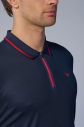 Erkek Lacivert Antrenman Polo Yaka Tişört | 4146 - 6