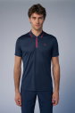 Erkek Lacivert Antrenman Polo Yaka Tişört | 4146 - 1