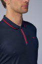 Erkek Lacivert Antrenman Polo Yaka Tişört | 4146 - 6