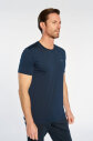 Erkek Lacivert Bisiklet Yaka Aktive Spor Tişört | 4929 - 1